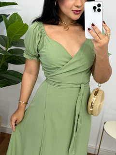 Imagem do Vestido Envelope Lília verde