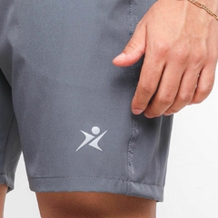 Bermuda Cinza Elastano Premium - loja online