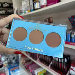 PALETA DE CONTORNO TRIO PHÁLLEBEAUTY COSMETICS - comprar online