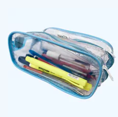 ESTOJO DUPLO transparente e AZUL - comprar online
