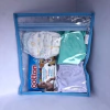 Kit com 6 SACOS organizadores AZUL maternidade viagem multiuso