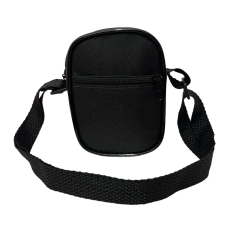 Bolsa Lateral PRETA unissex Shoulder MINI BAG bolsa Transversal Zíper 15X11X8 - Gii Matos Makeup