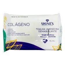 Toalha Umedecida Demaquilante Colágeno - Shine's