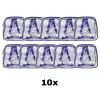 KIT COM 10 MINI mochila LÍLAS infantil transparente escola