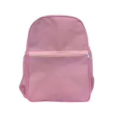 MOCHILA ROSA NAILON escolar, faculdade, notebook para o dia a dia