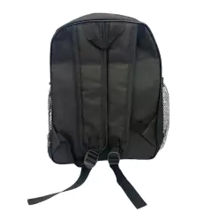 KIT MOCHILA PRETA COM A FRENTE TRANSPARENTE E ESTOJO CRISTAL escolar, faculdade, notebook para o dia a dia na internet
