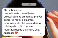 KIT COM 20 MINI SABONETE FLOR DOLOMITA E ÓLEO ROSA MOSQUETA - Gii Matos Makeup
