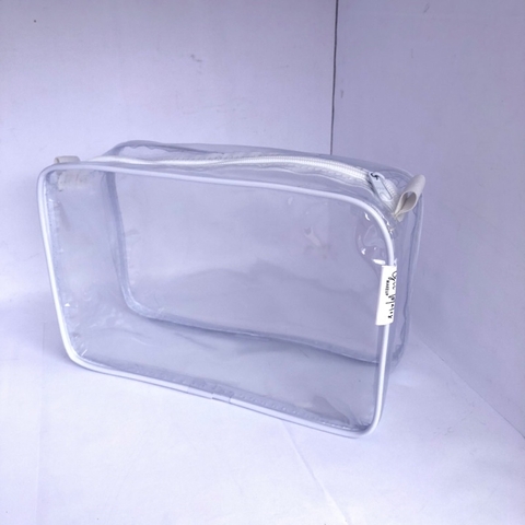 Necessaire inteira transparente e GELO 23x15