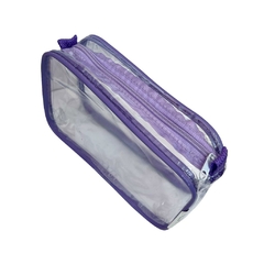 ESTOJO transparente LILÁS 21x11 na internet
