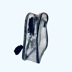 MINI mochila infaltil PERSONALIZADA PRETA e transparente escola viagem na internet