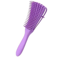 Pente de cabelo escova polvo desembaraça fácil escolha a cor na internet