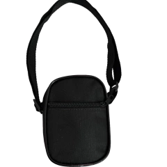 Bolsa Lateral PRETA unissex Shoulder MINI BAG bolsa Transversal Zíper 15X11X8 na internet
