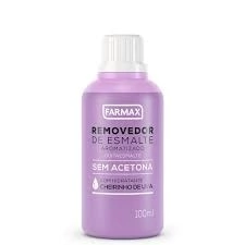 Removedor de Esmalte Aromatizado Uva sem Acetona Farmax - loja online