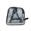 MINI mochila infantil PERSONALIZADA AZUL MARINHO e transparente escola