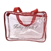 necessaire MALOTE 30X23 transparente com alça para presente personalizada FELIZ NATAL