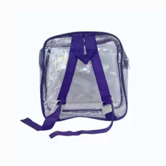 KIT COM 5 MINI mochila LÍLAS infantil transparente cristal escola viagem lancheira piscina brinquedo na internet