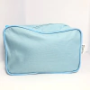 Necessaire inteira NAILON (tecido) AZUL CLARO 23x15