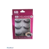 cartela com 3 pares de cílios 6D eyelashes