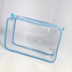 Kit com 35 necessaire Transparente 23x15