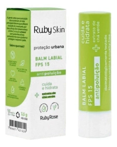 Balm Labial Fps15 Ruby Skin Proteção Urbana Ruby Rose