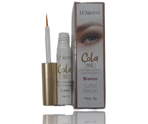 COLA PARA CÍLIOS BRANCA LUA E NEVE