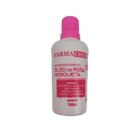 Óleo de rosa mosqueta antirressecamento Farmachem