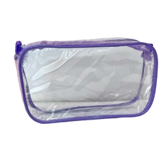 ESTOJO transparente LILÁS 21x11 - Gii Matos Makeup
