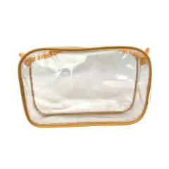Imagem do Necessaire 23x15 transparente para presente personalizada FELIZ NATAL