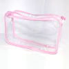 Kit com 5 necessaire Transparente 23x15 uma de cada cor