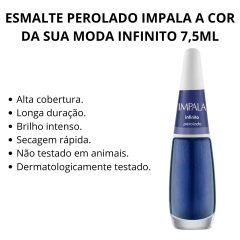 ESMALTE INFINITO PEROLADO IMPALA - loja online