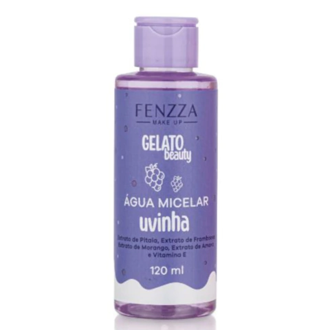 ÁGUA MICELAR UVINHA GELATO BEAUTY FENZZA MAKEUP