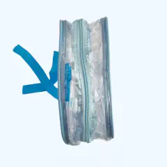 MINI mochila infantil PERSONALIZADA AZUL e transparente escola viagem praia na internet