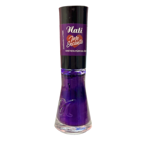 ESMALTE CINTILANTE ENCANTA AMETISTA PURPURA NATI