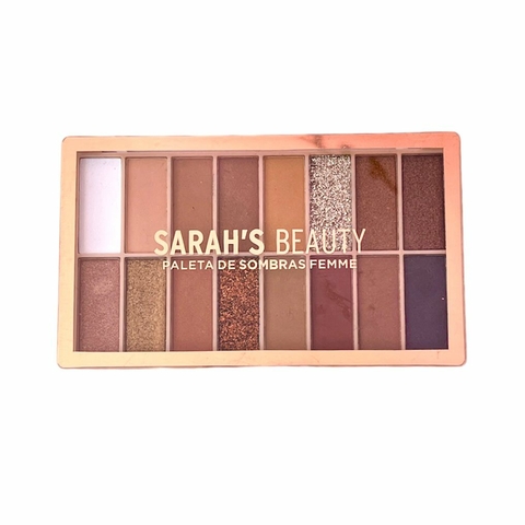 PALETA DE SOMBRAS FEMME COR A SARAH BEAUTY