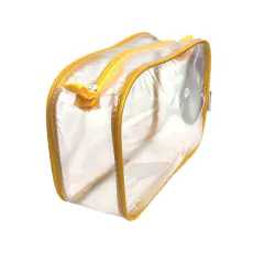 Necessaire 23x15 transparente para presente personalizada FELIZ NATAL