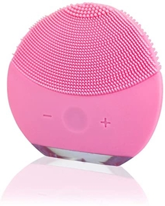 Escova de limpeza facial e massageadora recarregável