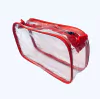 ESTOJO transparente VERMELHO 21x11