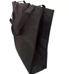 Bolsa sacola reforçada para professora, academia, multiuso COR PRETA na internet