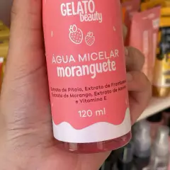 ÁGUA MICELAR MORANGUETE GELATO BEAUTY FENZZA MAKEUP - Gii Matos Makeup