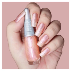 Esmalte Impala Viva Ame E Brilhe Glitter 3D - comprar online