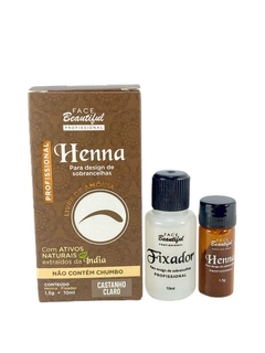 Henna para design de sobrancelhas Face Beautiful
