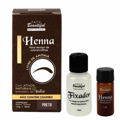 Henna para design de sobrancelhas Face Beautiful - Gii Matos Makeup