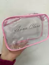 Kit com 30 necessaire Transparente 23x15 PERSONALIZADA escrevemos o que desejar