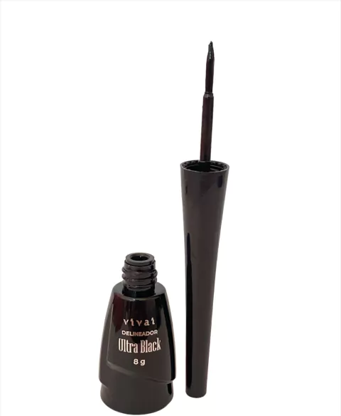 Delineador Preto Líquido Vivai Ultra Black