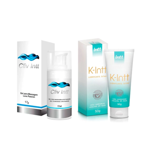 Gel Cliv Intt Dessensibilizante Ana 17g e Gel Lubrificante Íntimo K-intt Correlato Base D´água 50 G