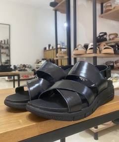 Sandalias Dhalia Negro Metalizado - MARIA PE