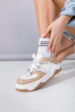 Zapatillas Chain Beige