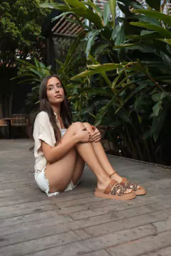 Sandalias HERMES Animal Print - tienda online