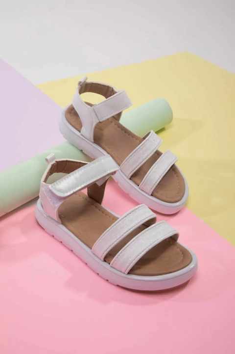 Mini Sandalias Sol Blancas