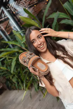 Sandalias HERMES Animal Print